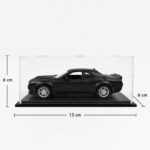 ماکت ماشین ناب سل مدل دوج چلنجر هلکت فلزی چراغدار موزیکال کد HAND PAINTED DODGE CHALLENGER HELCAT REDTRIME SCALE1:48 به همراه استند و باکس شفاف - تصویر 4