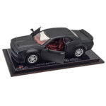 ماکت ماشین ناب سل مدل دوج چلنجر هلکت فلزی چراغدار موزیکال کد HAND PAINTED DODGE CHALLENGER HELCAT REDTRIME SCALE1:48 به همراه استند و باکس شفاف - تصویر 14