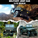 ماشین بازی کنترلی ناب سل مدل جیپ ویلیز ارتشی آفرود شارژی چراغ دار کد MILITARY CAR 2.4GHZ RC SYSTEM 1/10 SCALE GENERAL PURPOSECAR - تصویر 6