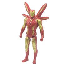 فیگور ناب سل طرح مرد آهنی مدل آیرون من چراغدار کد Light-up Iron Man figure naab001 ارتفاع 18 سانتیمتر