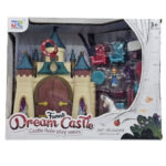 اسباب بازی ناب سل مدل خانه عروسکی طرح قصر رویایی سقف اکلیلی موزیکال چراغدار کد FUNNY DREAM CASTLE مجموعه 16 عددی - تصویر 3