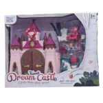 اسباب بازی ناب سل مدل خانه عروسکی طرح قصر رویایی سقف اکلیلی موزیکال چراغدار کد FUNNY DREAM CASTLE مجموعه 16 عددی - تصویر 4