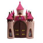 اسباب بازی ناب سل مدل خانه عروسکی طرح قصر رویایی سقف اکلیلی موزیکال چراغدار کد FUNNY DREAM CASTLE مجموعه 16 عددی - تصویر 6