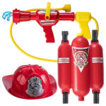 ست اسباب بازی لوازم آتش نشانی ناب سل مدل آب پاش ،کلاه، چکش و ابزار کدFIRE FIGHTING TOOL SET NAAB001 مجموعه 7 عددی - تصویر 2