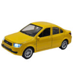 ماکت ماشین بازی ناب سل مدل دنا فلزی موزیکال چراغدار عقب کش کد DENA metal toy car, musical, with lights, pull-back - تصویر 6