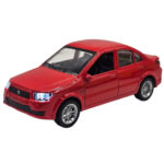 ماکت ماشین بازی ناب سل مدل دنا فلزی موزیکال چراغدار عقب کش کد DENA metal toy car, musical, with lights, pull-back - تصویر 2