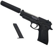 تفنگ بازی ناب سل مدل کلت خشاب خور C19 کد AIRSOFT GUN C19 مناسب برای نوجوانان