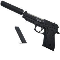 تفنگ بازی ناب سل مدل کلت خشاب خور C19 کد AIRSOFT GUN C19 مناسب برای نوجوانان