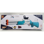 ست تفنگ بازی ناب سل مدل شاتگان دوربین دار پوکه پران تیر ابری کمرشکن کد SUPER GUN SOFT BULLET BT6022 مناسب برای نوجوانان سایز 65*22 سانتی متر - تصویر 4