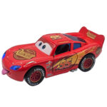 ماشین بازی مسابقه ای ناب سل طرح مک کویین موزیکال و چراغدار عقب کش کد LIGHTNING MCQUEEN NO.899-75 - تصویر 2
