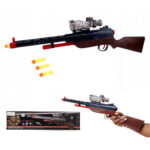 اسباب بازی تفنگ ناب سل مدل شاتگان چراغدار دوکاره کد SHOTGUN M30 NO.1 LONG DISTANCE مناسب برای رده سنی نوجوانان - تصویر 6