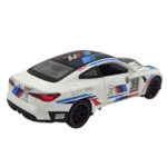ماشین بازی ناب سل مدل بی ام و فلزی چراغدار موزیکال عقب کش M4 کد 1:32BMW M4 WHIT LIGHT&MUSIC - تصویر 4