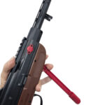 اسباب بازی تفنگ ناب سل مدل شاتگان چراغدار دوکاره کد SHOTGUN M30 NO.1 LONG DISTANCE مناسب برای رده سنی نوجوانان - تصویر 2