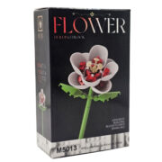 ساختنی 30 تکه ناب سل مدل گل مینیاتوری فلاور طرح شاخه گل کاملیا کد FLOWER BUILDING BLOCK M5013