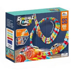 اسباب بازی ناب سل مدل 188 تکه ریسینگ چراغدار کد 188PCS CHANGEABLE TRACK WHIT CAR360 ROTATE همراه یک عدد ماشین با چرخش 360 درجه روی ریل ها - تصویر 2