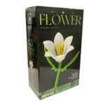 ساختنی 30 تکه ناب سل مدل گل مینیاتوری فلاور طرح شاخه گل لیلیوم کد FLOWER BUILDING BLOCK M5010 - تصویر 3