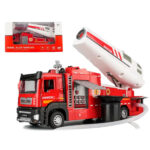 ماکت ماشین بازی ناب سل مدل آتش نشانی مه پاش فلزی چراغدار آژیردار کد RESCUE FIRE FIGHT ODEL ALLOY VEHICLES به همراه ظرف آب ، قیف و شلنگ - تصویر 5