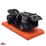 ماکت ماشین ناب سل مدل تویوتا پرادو لند کروز فلزی چراغدار موزیکال کد Metallic TOYOTA PRADO LAND CRUISER toy with lights and music به همراه استند - تصویر 13