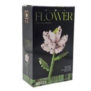 ساختنی 30 تکه ناب سل مدل گل مینیاتوری فلاور طرح شاخه گل مارگریت کد FLOWER BUILDING BLOCK M5023