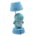 چراغ خواب کودک ناب سل، طرح دایناسور بامزه شارژی با نور سفید و زرد به همراه استیکر کد TABLE LAMP CARTOON - تصویر 4