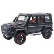 ماشین بازی ناب سل مدل بنز جی کلاس فلزی دودزا چراغدار موزیکال عقب کش کد Musical Die-cast Mercedes-Benz G-Class Pull-back Car with Lights
