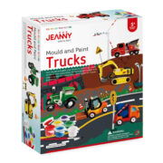 اسباب بازی ناب سل مدل کیت قالب گیری و رنگ آمیزی طرح کامیون کد MOULD AND PAINT TRUCKS به همراه یک نوار رنگ و قلم مو