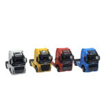 ماشین بازی ناب سل مدل تریلی کشنده ولوو تک محور فلزی موزیکال چراغدار اف هاچ عقب کش کد VOLVO FH NAAB001 - تصویر 8