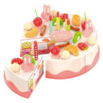 اسباب بازی ناب سل مدل کیک تولد برشی مجموعه 40 عددی کد DIY BIRTHDAY CAKE 40PCS