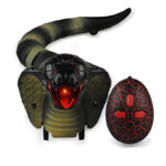 اسباب بازی ناب سل مدل مار کنترلی شارژی چراغدار طرح کبری کد NAJA KING COBRA - تصویر 6