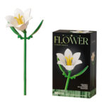 ساختنی 30 تکه ناب سل مدل گل مینیاتوری فلاور طرح شاخه گل لیلیوم کد FLOWER BUILDING BLOCK M5010 - تصویر 2