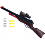 اسباب بازی تفنگ ناب سل مدل شاتگان چراغدار دوکاره کد SHOTGUN M30 NO.1 LONG DISTANCE مناسب برای رده سنی نوجوانان - تصویر 5